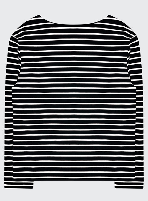 Track 1 Stripe LS Black - M125810HYB